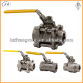 2pcs et 3 pcs en acier inoxydable forgé Ball Valve